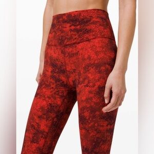 Align Tight 28”  Lunar New Year.  Intricate Oasis Love Red Multi. NEW!  NWOT!!